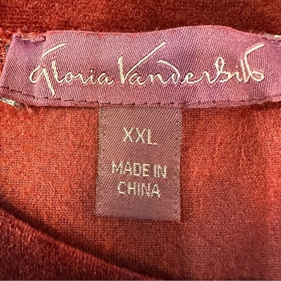 Gloria Vanderbilt plus size sweater plus size sweatshirt stretchy sweatshirt XXL - Picture 5 of 11